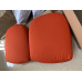 Replacement Cushions For Pod Chair In Orange Color And Fabric