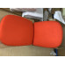Replacement Cushions For Pod Chair In Orange Color And Fabric
