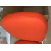 Replacement Cushions For Pod Chair In Orange Color And Fabric