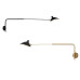 Serge Mouille Line Style Golden Color Wall Lamp Serge Mouille Line Style Golden Color Wall Lamp