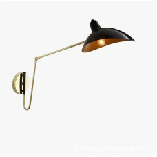 Serge Mouille Swing Arm Telescoping Wall Lamp
