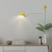Serge Mouille Style Yellow Color Wall Lamp Serge Mouille Style Yellow Color Wall Lamp