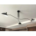 Serge Mouille Style Three Arm Ceiling Lamp Reproduction Lightings