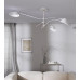 Serge Mouille Style 3 Arms Cross Ceiling Lamp Reproduction