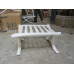 White Barcelona Ottoman Frame