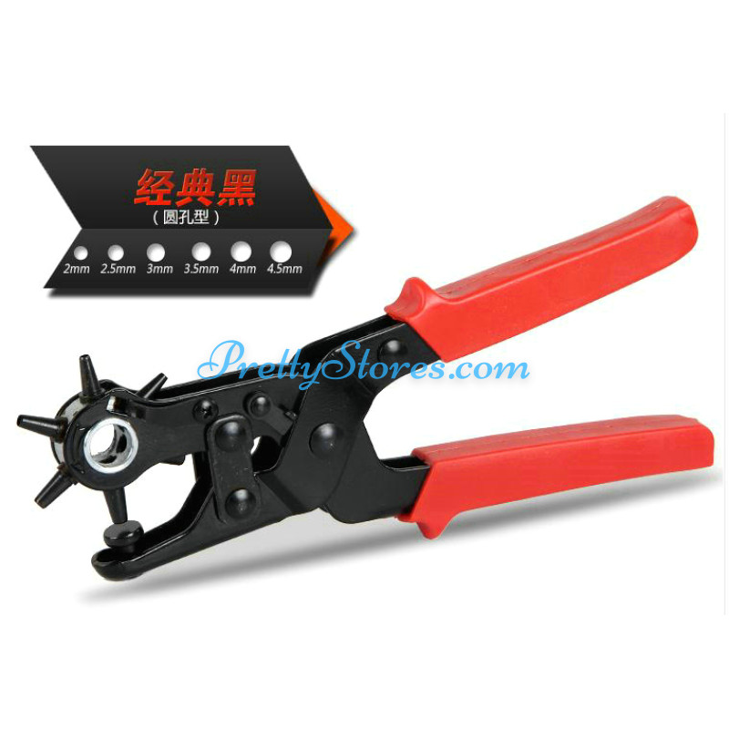 Professional Leather Punch Plier Strap Hole Punch Tool 16.75 with High