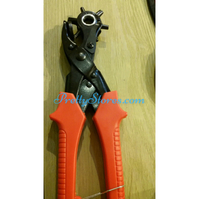 Professional Leather Punch Plier Strap Hole Punch Tool 16.75 with High