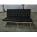 Black Barcelona Three Seaters Sofa Black Barcelona Three Seaters Sofa