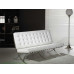 White Barcelona Three Seaters Sofa
