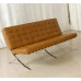 Barcelona Style Three Seaters Sofa in Italian Leather and PU Leather Barcelona Style Three Seaters Sofa in Italian Leather and PU Leather