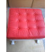 Barcelona Style Ottoman In Top Grain Leather Barcelona Style Ottoman In Top Grain Leather