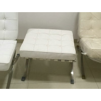 White Barcelona Ottoman