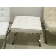 White Barcelona Ottoman