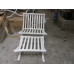 White Barcelona Ottoman In Higher Grade