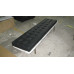 Black Barcelona Long Bench In Stainless Steel Frame Black Barcelona Long Bench In Stainless Steel Frame