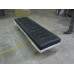 Black Barcelona Long Bench In Stainless Steel Frame Black Barcelona Long Bench In Stainless Steel Frame