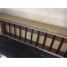 Black Barcelona Long Bench In Wooden Frame Black Barcelona Long Bench In Wooden Frame