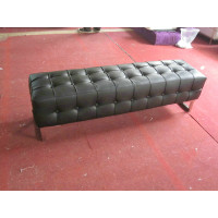 Black Long Barcelona Side Bench
