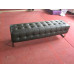 Black Long Barcelona Side Bench