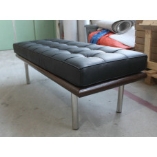 Barcelona Style Bench in Italian Leather and PU Leather