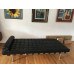 Black Barcelona Daybed With Stainless Steel Frame