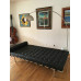 Black Barcelona Daybed With Stainless Steel Frame