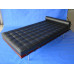 Black Barcelona Daybed With Wooden Frame