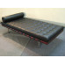 Black Barcelona Daybed With Wooden Frame
