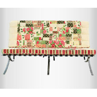 Fabric Barcelona Loveseat Cushions And Straps