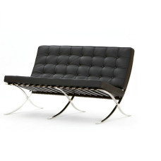 Barcelona Loveseat Cushions And Straps In Full Nappa Leather Barcelona Loveseat Cushions And Straps In Full Nappa Leather