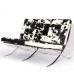 Cowhide Barcelona Loveseat Cushions With No Piping Cowhide Barcelona Loveseat Cushions With No Piping