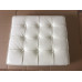 Off White Barcelona Ottoman Cushion In Italian Leather Off White Barcelona Ottoman Cushion In Italian Leather
