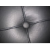 Black Barcelona Ottoman Cushion In Italian Leather