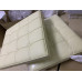 Cream Barcelona Ottoman Cushion In Italian Leather Cream Barcelona Ottoman Cushion In Italian Leather