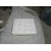 White Barcelona Ottoman Cushion In Full Grain Leather White Barcelona Ottoman Cushion In Full Grain Leather