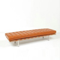 Barcelona Bench Cushion In Full Aniline Leather