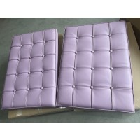 Purple Barcelona Chair Cushions In PU Leather