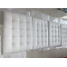 White Barcelona Chair Cushions In PU Leather White Barcelona Chair Cushions In PU Leather