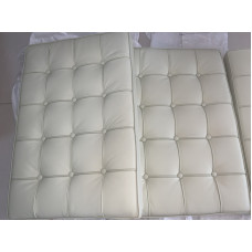 Off White Barcelona Chair Cushions In Standard Grade Off White Barcelona Chair Cushions In Standard Grade