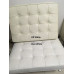 Off White Barcelona Chair Cushions In Standard Grade Off White Barcelona Chair Cushions In Standard Grade