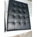 Black Barcelona Chair Cushions In Standard Grade Black Barcelona Chair Cushions In Standard Grade