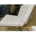 White Barcelona Chair Cushions In Standard Grade White Barcelona Chair Cushions In Standard Grade