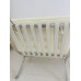 Cream White 4012 Nappa Leather Barcelona Chair Cushions and Straps