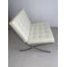 Cream White 4012 Nappa Leather Barcelona Chair Cushions and Straps