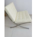 Cream White 4012 Nappa Leather Barcelona Chair Cushions and Straps
