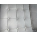 White Nappa Leather Barcelona Chair Cushions and Straps