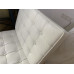 White Nappa Leather Barcelona Chair Cushions and Straps