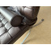 Dark Coffee Brown Nappa Leather Barcelona Chair Cushions and Straps Dark Coffee Brown Nappa Leather Barcelona Chair Cushions and Straps