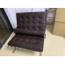 Dark Coffee Brown Nappa Leather Barcelona Chair Cushions and Straps Dark Coffee Brown Nappa Leather Barcelona Chair Cushions and Straps