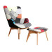 Grant Featherston Chair With Ottoman Grant Featherston Chair With Ottoman